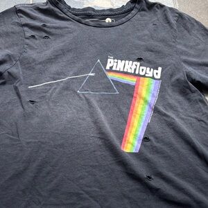 Pink Floyd Kids Black Graphic Tee Size Small (Juniors)